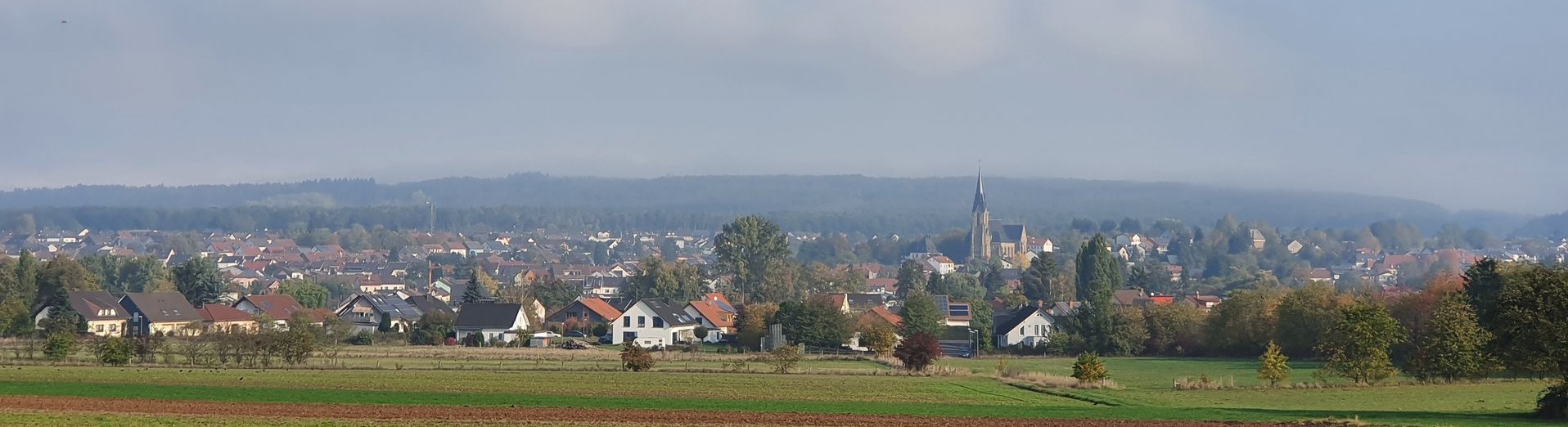 Landschaftsaufnahme von Saarwellingen